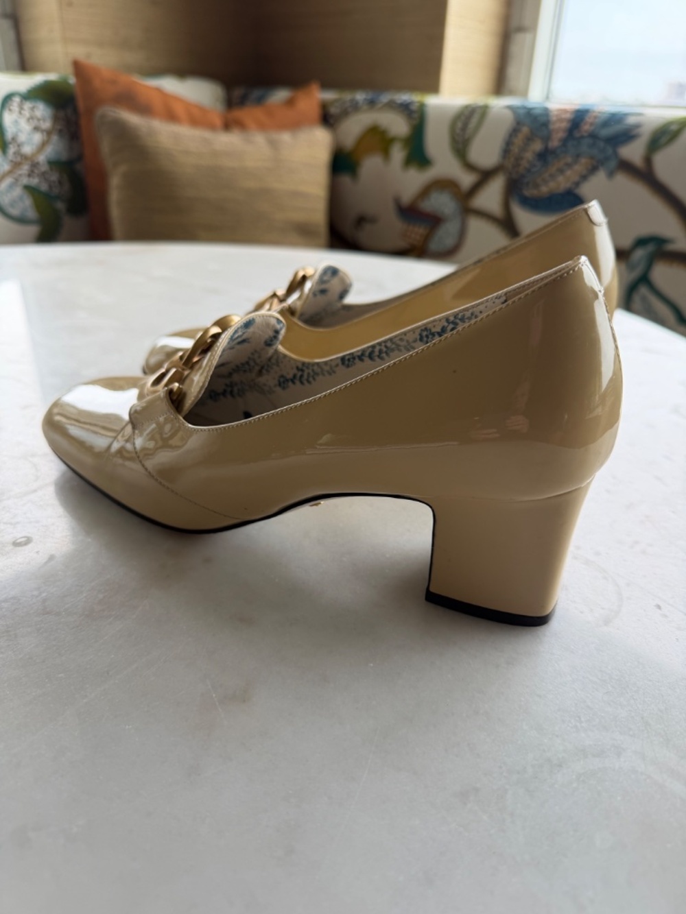 GUCCI Malaga Patent Leather Heels - Picture 4 of 5